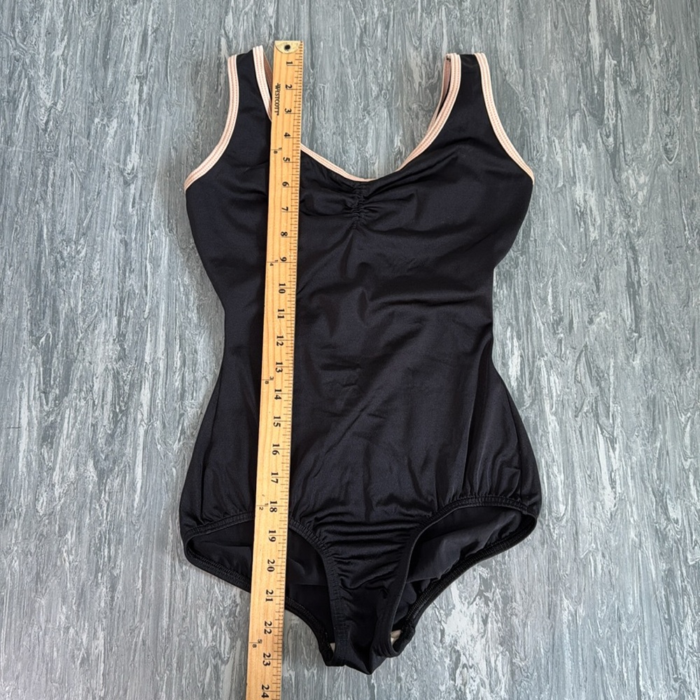 ❤️3/$30 Premiere Collection by Body Wrappers Black Leotard - Picture 10 of 10